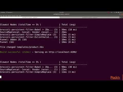 Test Driven Web Application Development with Ember Building Services| packtpub com