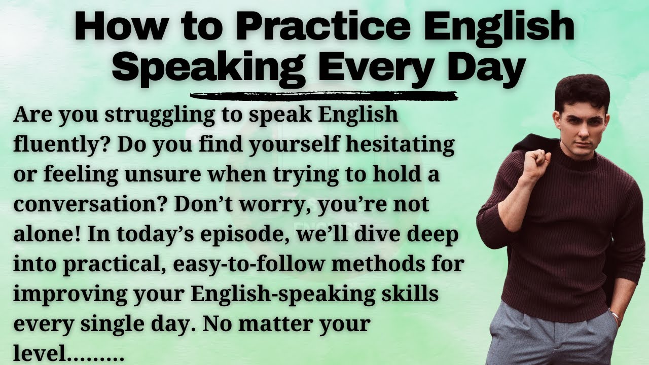 How to Practice English Speaking Every Day | Learn English Through Story ⭐ Level 3 | Graded Reader