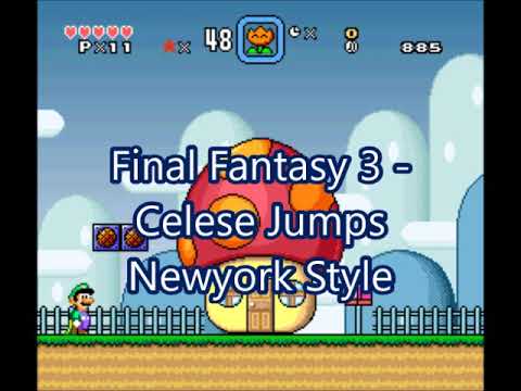 SMW Custom Music - Track -394 (Final Fantasy 3 - Celese Jumps Newyork Style)