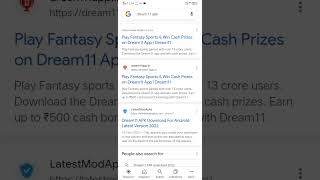 how to download dream 11 apk?