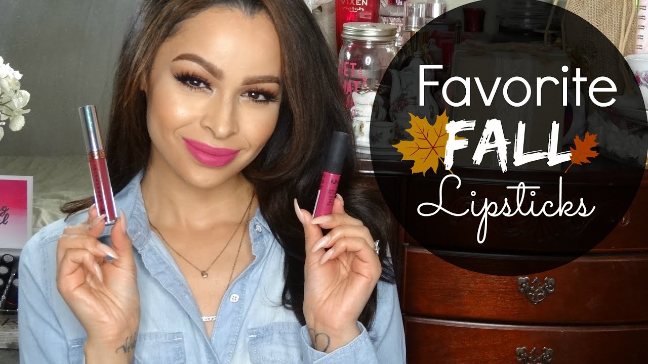 FAVORITE FALL LIPSTICKS 2015