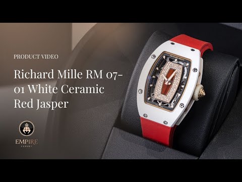 Richard Mille RM 07 01 Ladies White Ceramic Red Jasper - Chế Tác Đồng Hồ Đầy Quyến Rũ Của Phái Đẹp