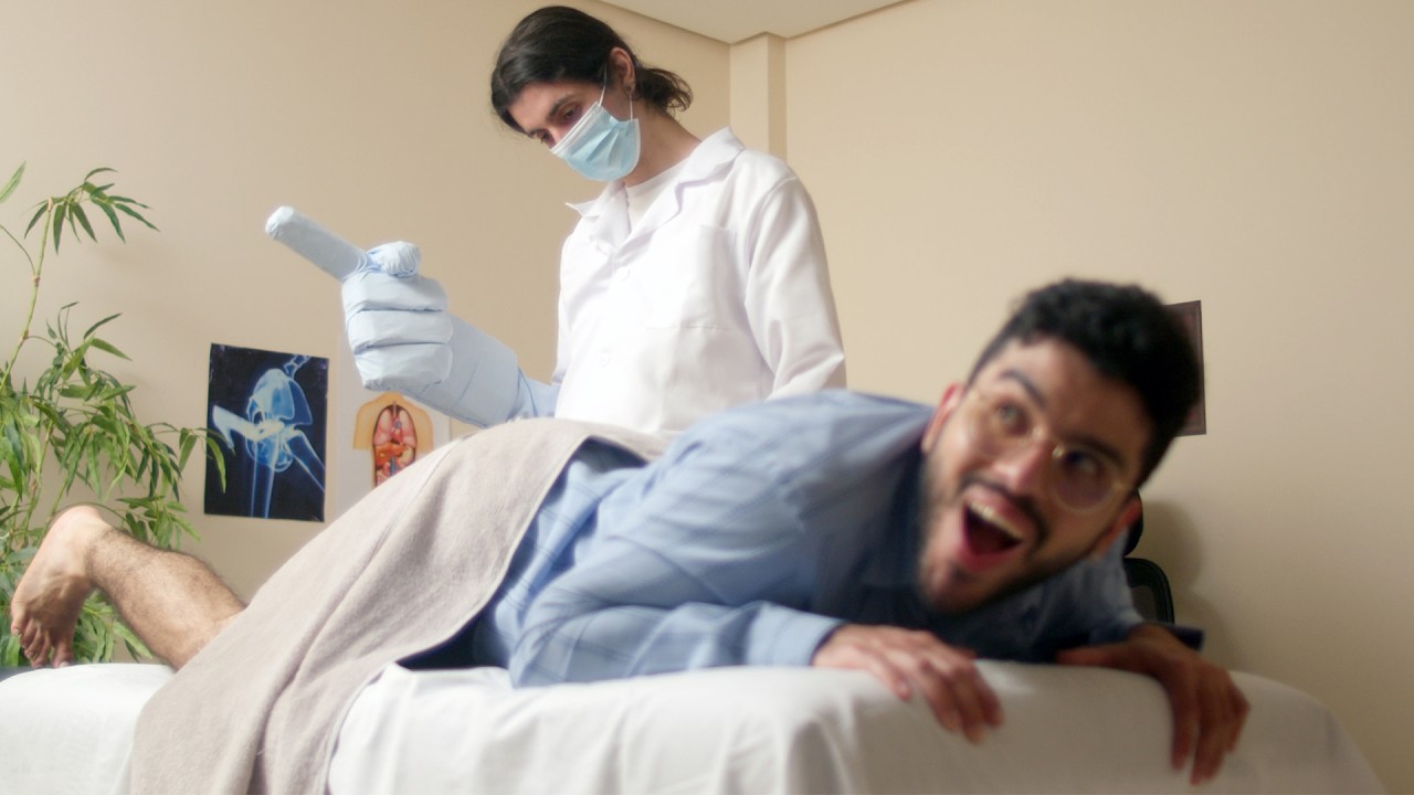 PRODUÇÃO DO CLIPE EXAME DE PRÓSTATA (MAKING OF)