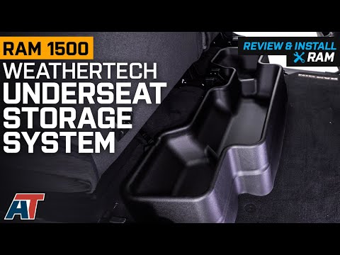 2019-2021 RAM 1500 Weathertech Underseat Storage System Review & Install