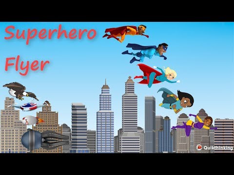Superhero Flyer video