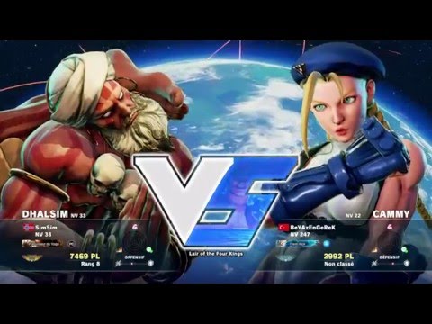 SFV - SimSim (Dhalsim) vs BeYAzEnGeReK (Cammy)