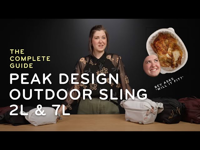 Vidéo PEAK DESIGN OUTDOOR SLING 7L ECLIPSE