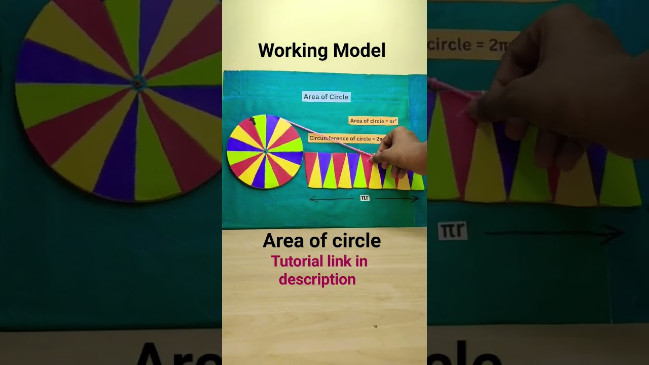 Area of circle proof maths Working #viralshort #mathstlm /Kansal Creation