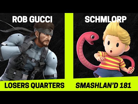 SmashLAN'd 181 Losers Quarters - Rob Gucci vs Schmlorp - SSBU Smash Ultimate Tournament