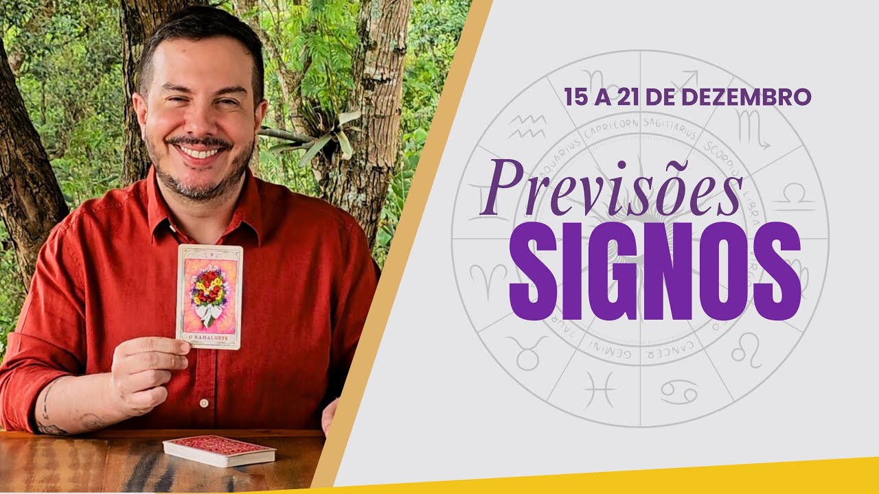 PREVISÕES DOS SIGNOS  -15  a 21  de DEZEMBRO 2024 | André Mantovanni