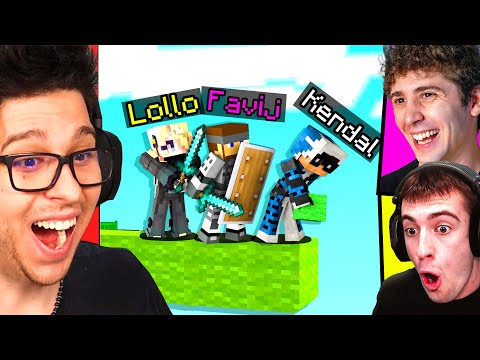 KENDAL, LOLLO e FAVIJ NELLE BEDWARS - MINECRAFT ITA
