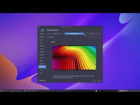 ArcoLinux : 2202 ArcoLinux Tweak Tool - Themer and ZSH improvements