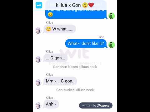 killua x Gon ❤️😗