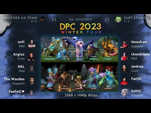 Another NA Team vs Fart Studios (game1) - DPC 2023 NA Winter Tour Division II