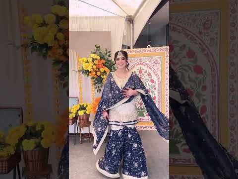 White Heavy Faux Georgette Embroidered 5mm Sequins Kurta Sharara Set with Lace Dupatta – Full Stitched