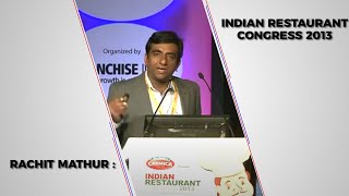Rachit Mathur : Indian Restaurant Congress 2013  image