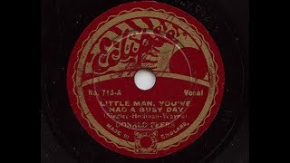 Donald Peers &#39;Little Man, You&#39;ve Had A Busy Day&#39; 1934 78 rpm