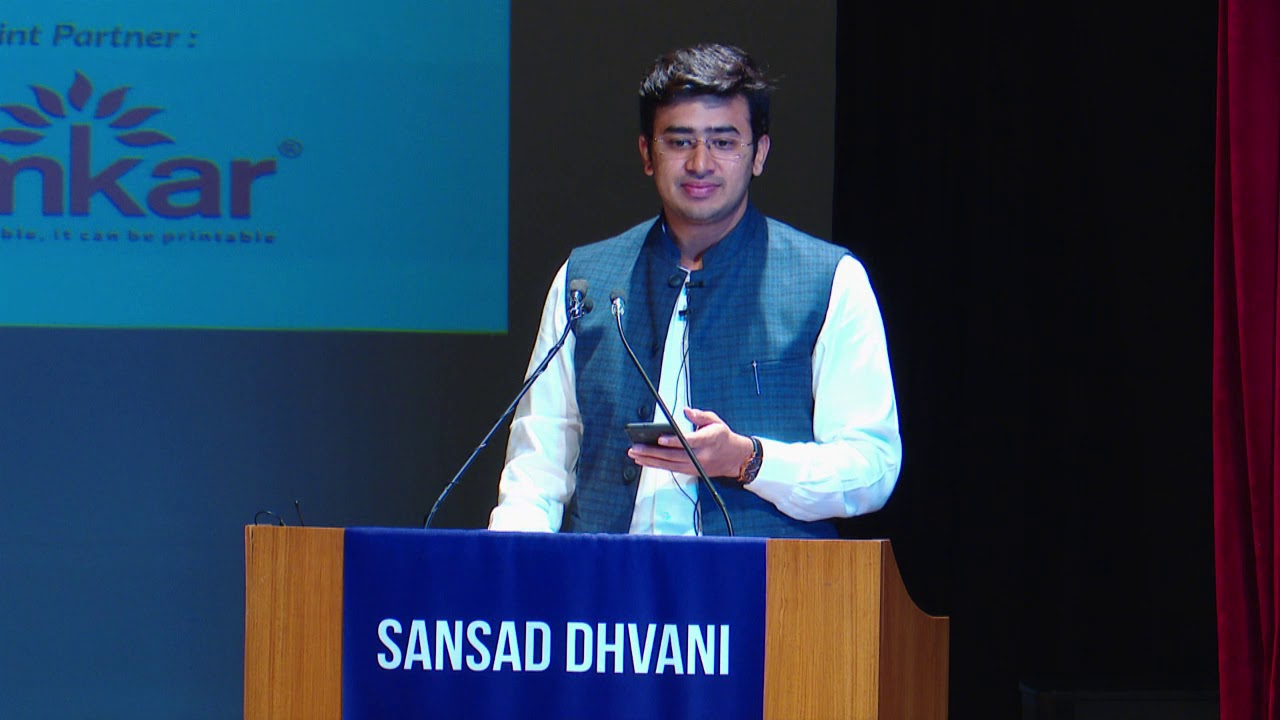 Tejasvi Surya Speech at 2nd Sansad Dhvani 2 on BUDGET 2019-20