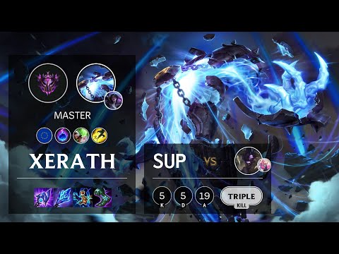 Xerath Support vs Alistar - EUW Master Patch 11.3