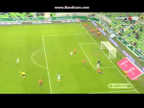 Busai gólja a Ferencváros - Pécs mérkőzésen