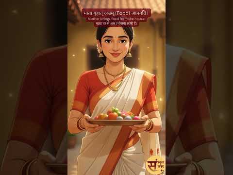 मातुः कारुण्यम् (माता की करुणा / Mother's Compassion) | Sanskrit Story - 123 | Sanskrit Kalp
