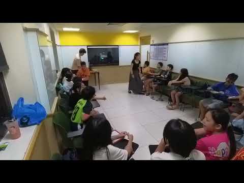 Recorded classroom games lesson