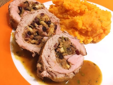 Stuffed Pork Tenderloin Recipe • A Great Holiday Dish!...