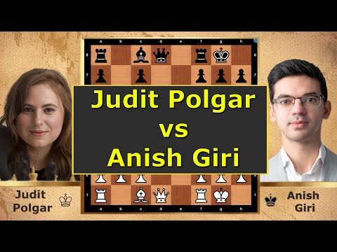 POLGAR TESTS Giri in a Sharp Scotch Duel! ♟️🔥 #juditpolgar  #anishgiri  #scotchgame  #chesslegends