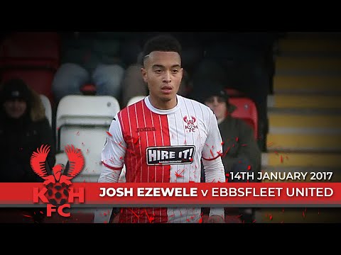 Harriers 3-0 Ebbsfleet United 14 /01/17 Josh Ezewele goal