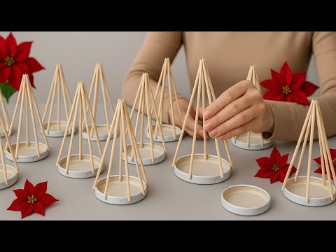 3 INCREDIBLE DIY Ideas With Jar Lids and Wooden Sticks!