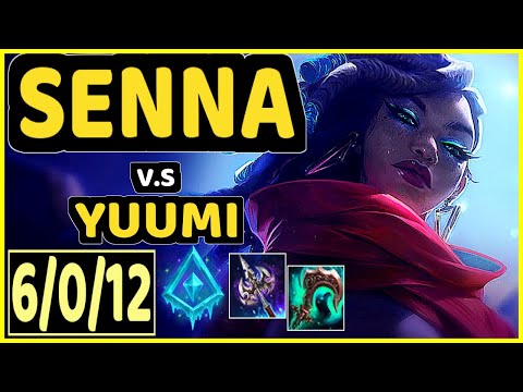 EVANRL (SENNA) vs YUUMI - 6/0/12 KDA BOTTOM SUPPORT CHALLENGER GAMEPLAY - NA