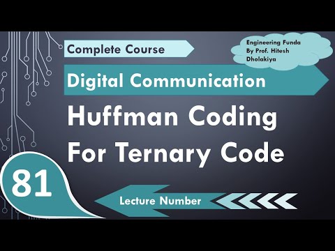 Huffman Coding Algorithm Example on ternary codes Information Theory Error Coding