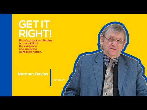 Words of wisdom on the conflict in Ukraine from British historian Norman Davies