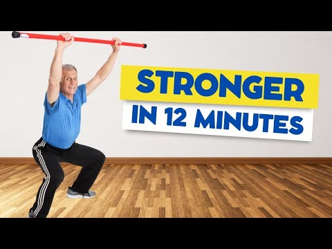 12-minütiges Kraft- und Gleichgewichtstraining für Senioren zum Mitmachen