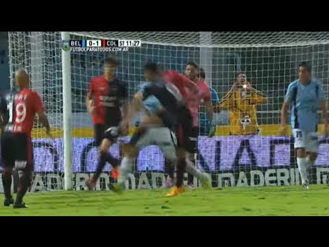 Se salvó de milagro.  Belgrano 0 - Colón 1. Vuelta. Liguilla Pre Sudamericana. FPT.