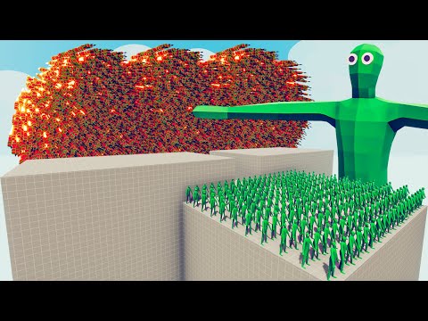 200x ZOMBIE + 1x GIANT vs EVERY GOD - Totally Accurate Battle Simulator TABS