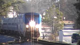 preview picture of video 'The Amtrak Crescent #19 With Big Moe!!! Douglasville,Ga  02-17-2013© (16x9)'
