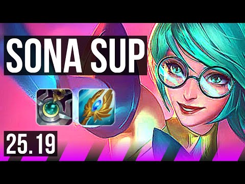 SONA & Varus vs BLITZCRANK & Jinx (SUP) | NA Master | 25.19