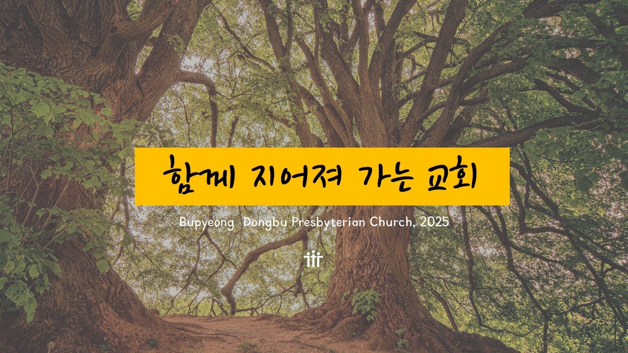 25/05/04 부평동부교회 주일오후예배