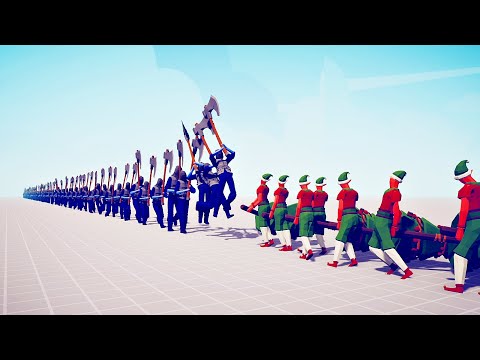 100x CHRISTMAS TREE vs 100x EXECUTIONER | TABS Totally Accurate Battle Simulator