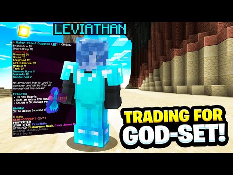 Rawbie - TRADING FOR MY *FAVORITE* GOD-SET ON THE SERVER! | Minecraft Factions | Minecadia Pirate [6]