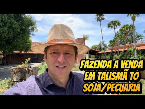 Fazenda venda no Tocantins em Talismã as margens da BR 153 plantando soja 