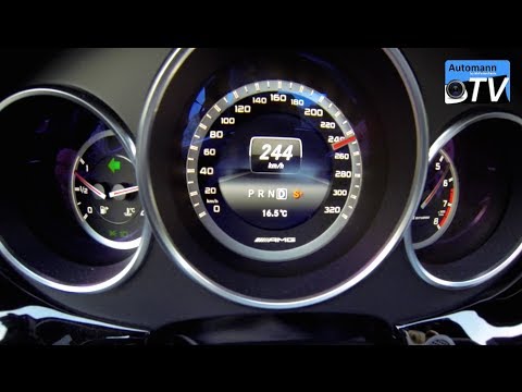 2014 Mercedes CLS 63 AMG (558hp) - 0-253 km/h acceleration (1080p)
