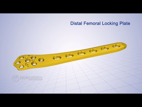 Double Medical Distal Femoral Locking Plate