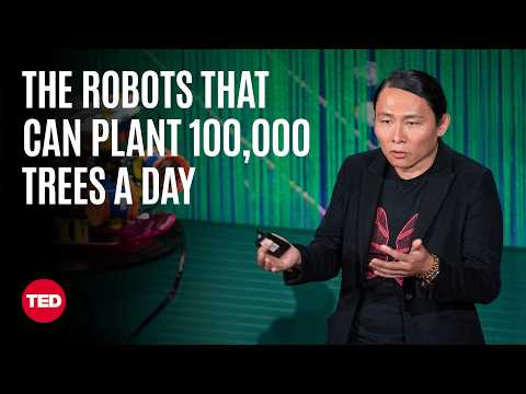 The Army of Autonomous Robots Restoring Nature | Tom Chi | TED