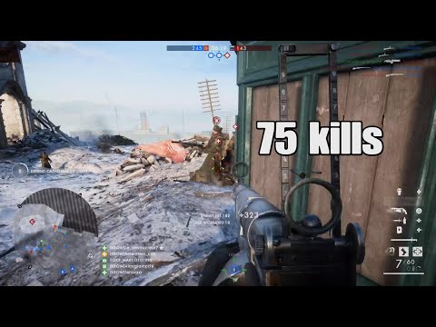 BF1: Sweet full medic round with KROW on tsaritsyn [MVP 75 kills][PS5]