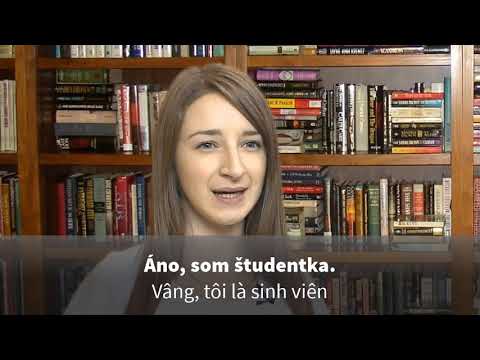 Bài 1: Giới thiệu bản thân | Phụ đề Eslovaco- Việt song ngữ | học tiếng Eslováquia