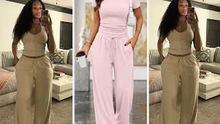 How to Cut and Sew a wide leg Palazzo Pant waist band/ Very Detailed For Beginners 