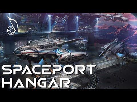 Spaceport Ambience | Sci-Fi Fantasy | Cyberpunk & RPG Soundscape for Streaming or Playing at Home