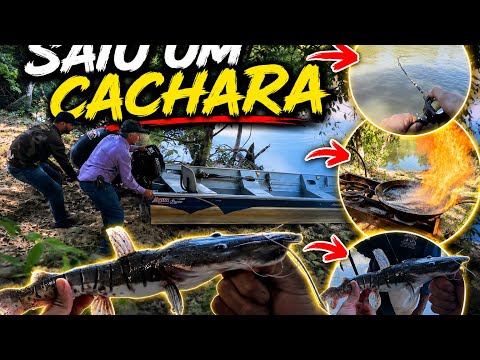 Muita aventura pescaria e peixe frito no Rio Urupá em Rondônia 